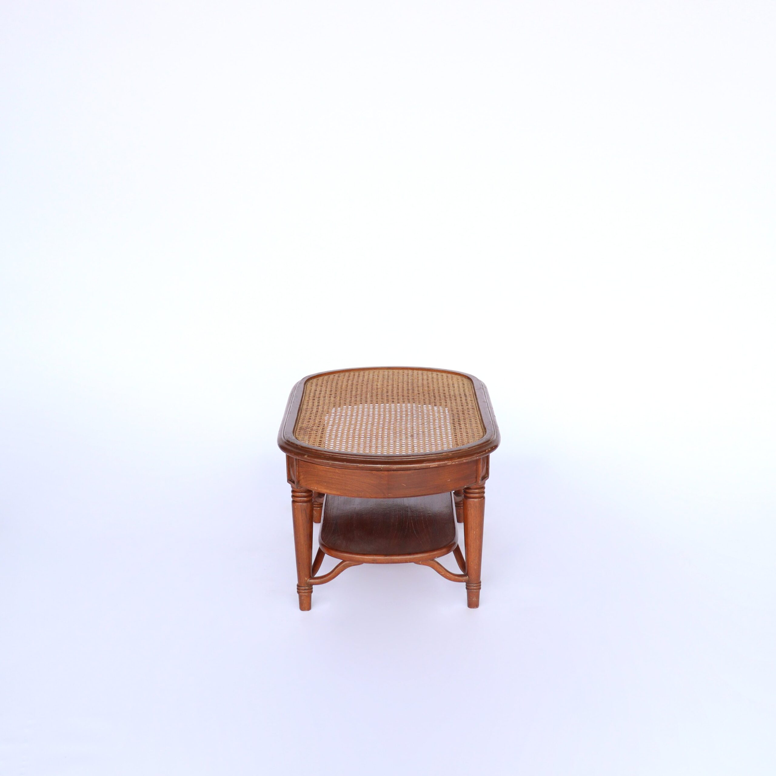 5266.3_D (Side)-min โต๊ะกลางวงรีสีน้ำตาลท๊อปกระจก